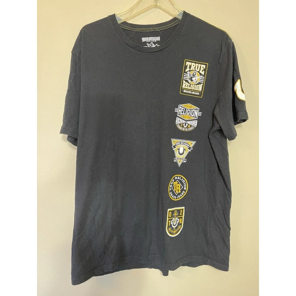True Religion World Tour‎ T-Shirt XL Black